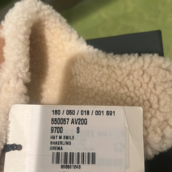 Gucci β€οΈπ Shearling EMILE MUSKET Hat S Small - Picture 8 of 8